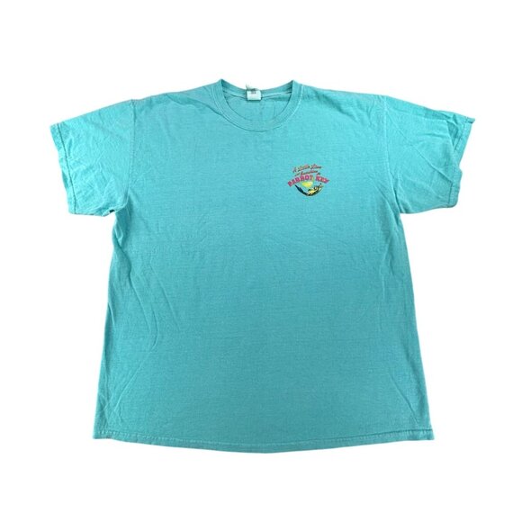 Parrot Key Beach T-Shirt Fort Myers Beach, Florida Turquoise XL - Picture 1 of 8
